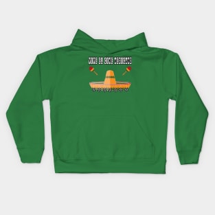 Mexican hat, maracas and cinema Kids Hoodie